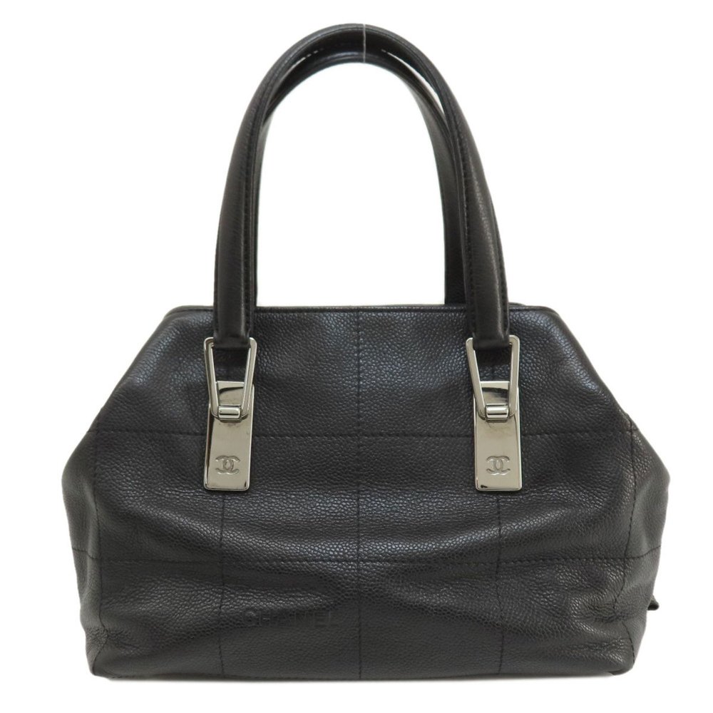 CHANEL Chocolate Bar Handbag Calf Leather Women's - Picture 11 of 11
